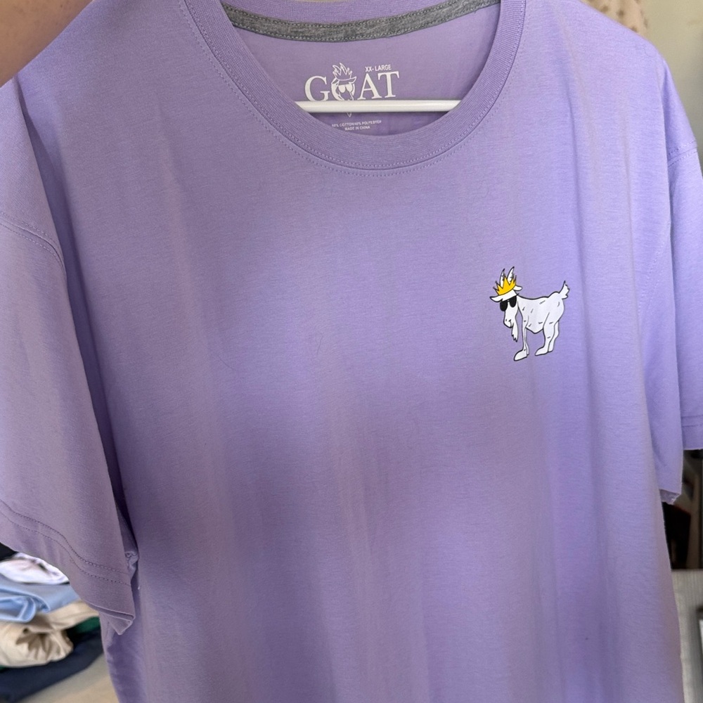 GOAT Purple Short Sleeve Tee